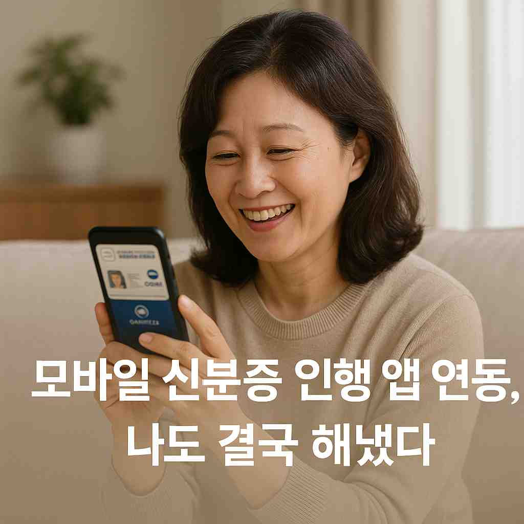 모바일 신분증 은행 앱 연동, 나도 결국 해냈다