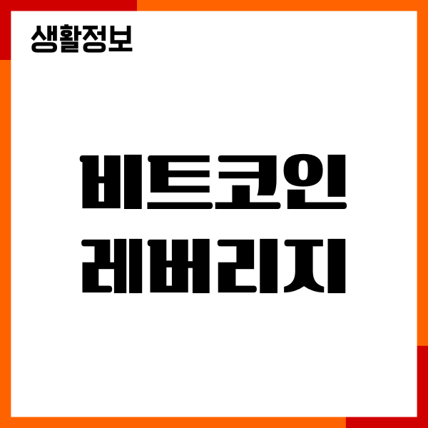 비트코인 2배 레버리지 ETF 종목, 장단점, 수익률, 수수료